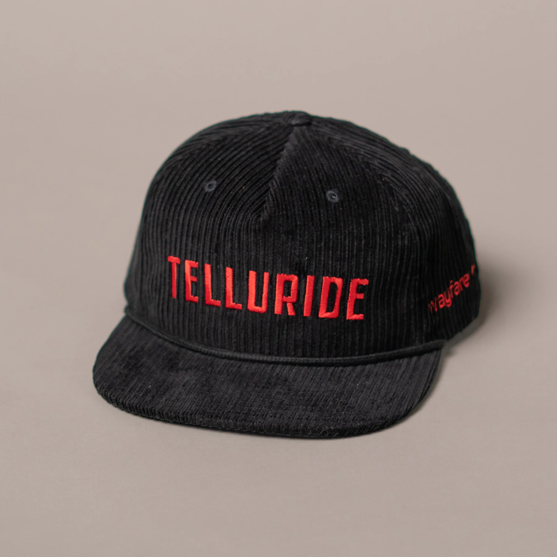 Telluride Corduroy Flat Bill Rope Hat | Wayfarer Brand